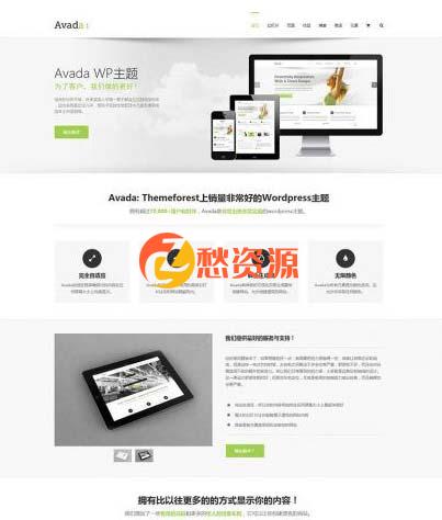 Avada多功能企业主题去授权无限制版本(更新V5.8.2)WordPress主题模板 用于企业站