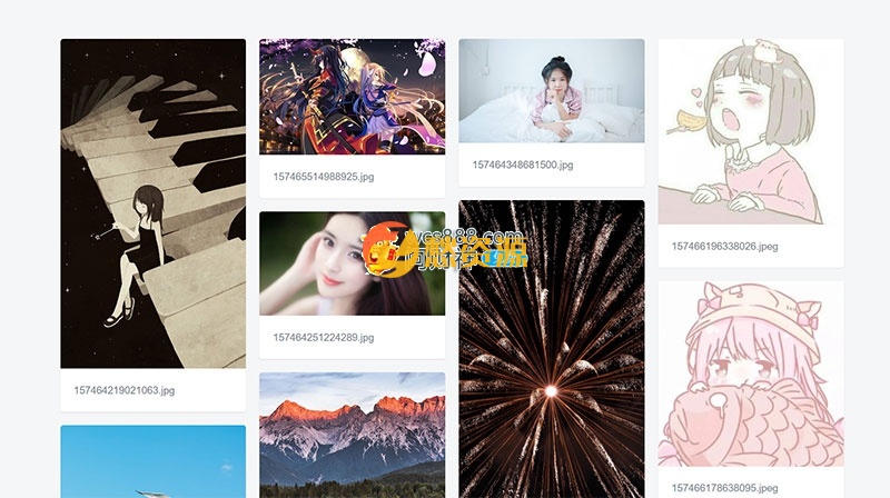 PHP京东图床外链上传+瀑布流图片展示源码