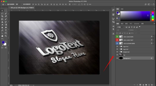整理了500套精美Logo样机模板直接套用