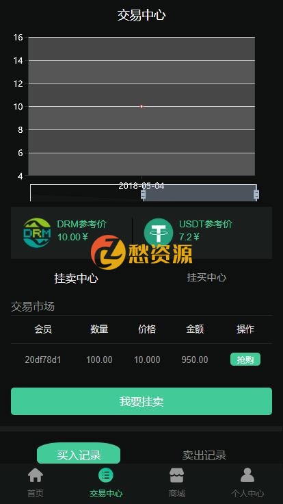 热血区块链H5修复更新版+前后端源码+UI设计文件