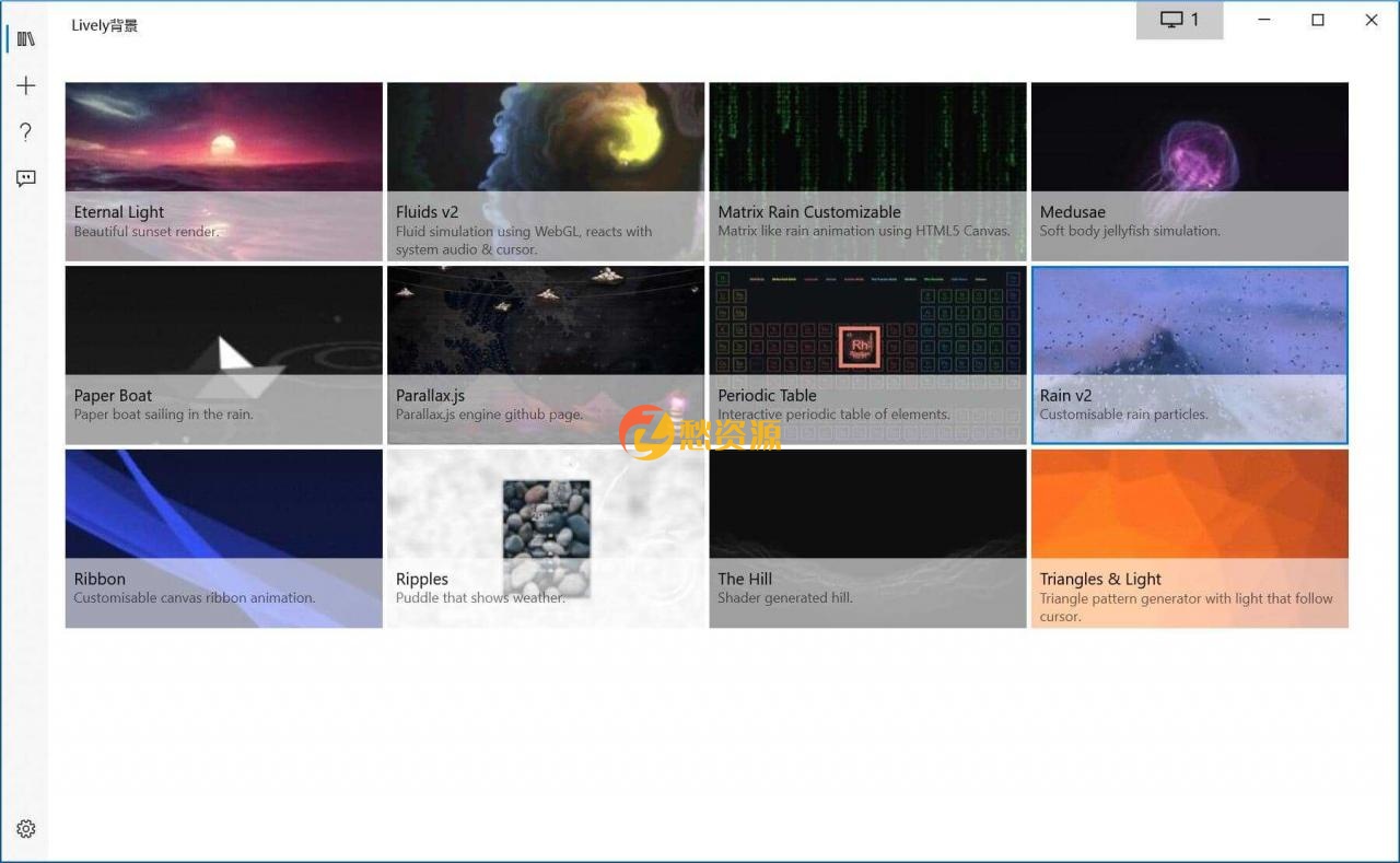 Lively Wallpaper 开源视频桌面v1.1.7.0