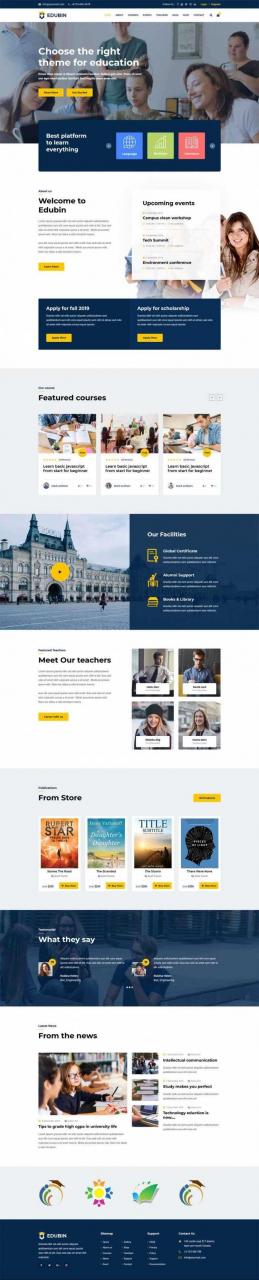 Bootstrap响应式托福雅思英语课程培训教育机构网站html5模板