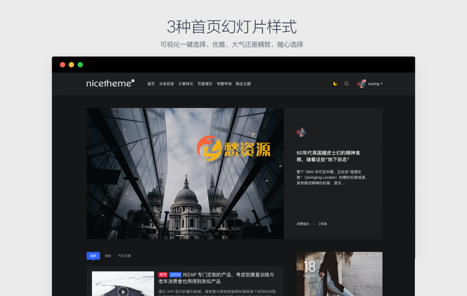 价值199元的Emlog模板_PandaPRO主题