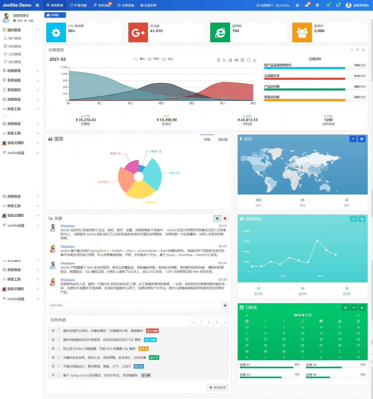 springboot后台管理项目,一个企业级快速开发解决方案插图2 1.png