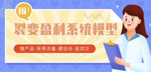 王六六裂变盈利系统课程02裂变盈利系统模型（懂产品-获得流量-建信任-促成交）